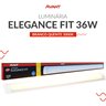 kit 3 luminaria led elegance fit 36w 3000k branco avant 2