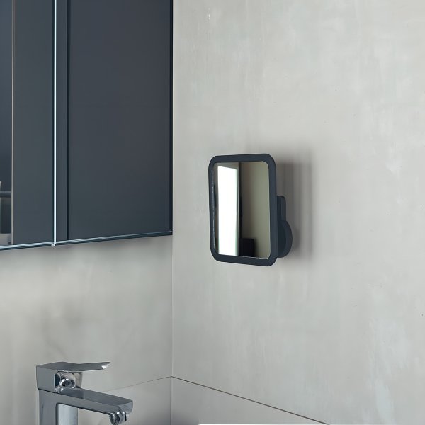 espelho c adesivo astra acab preto fixacao rapido e eficaz moldura preto 5